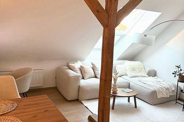 Möblierte Wohnung in Frankfurt Sachsenhausen in der Nähe des Mainufers